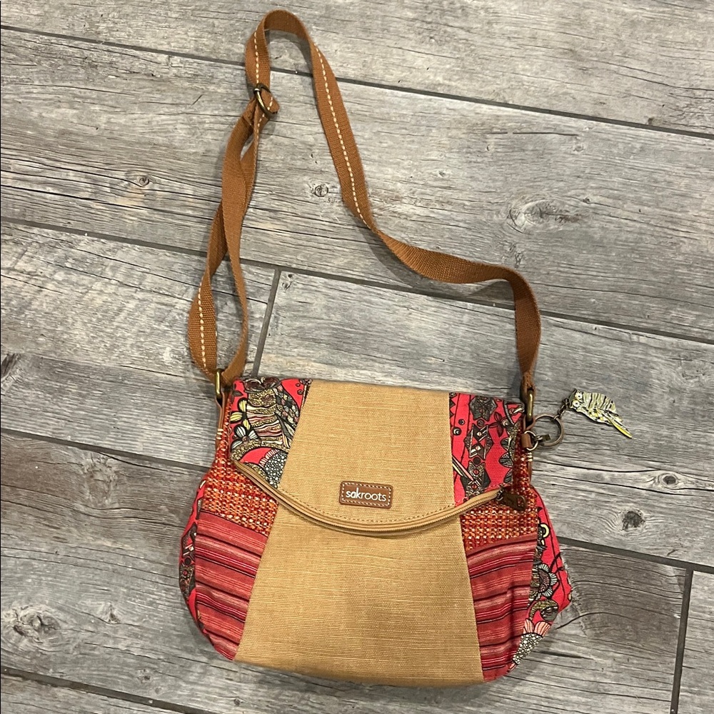 Sak Roots Artist Circle Foldover Crossbody